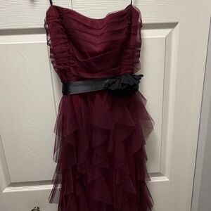 Vintage Deb Maroon Dress